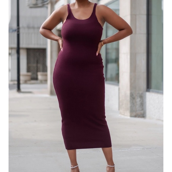 BYEGREIS | Ribbed Bodycon Dress - Picture 1 of 7